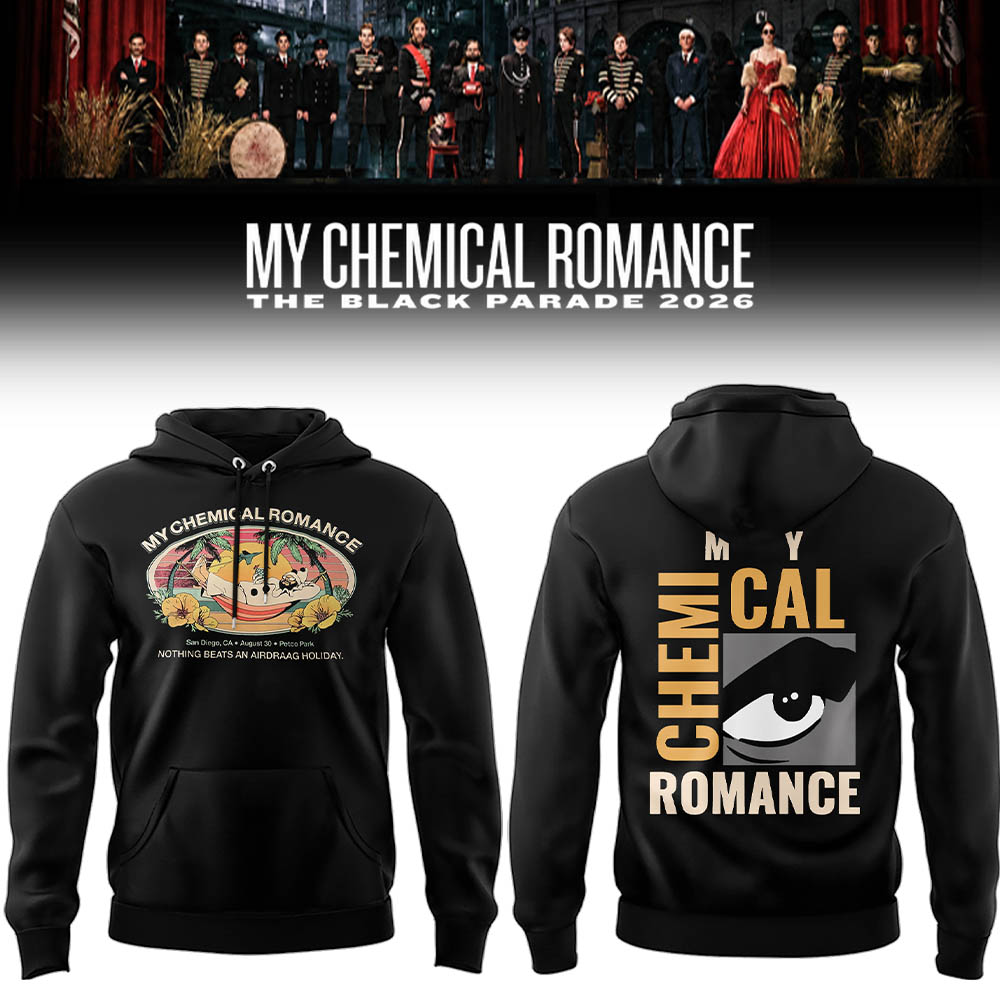 Limited Edition MCR Long Live The Black Parade Tour US 2026 At Petco Park Hoodie