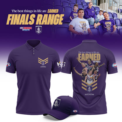 _Fremantle Dockers 2026 AFL EARNED Finals Range Limited Polo Shirt v2
