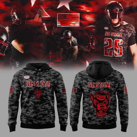 NC State Wolfpack 2026 Military Appreciation Limited Camo Hoodie