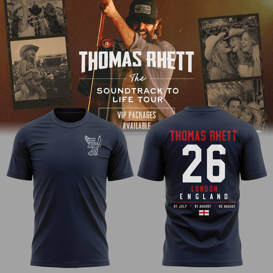Limited Edition Thomas Rhett The Soundtrack to Life Tour Tshirt