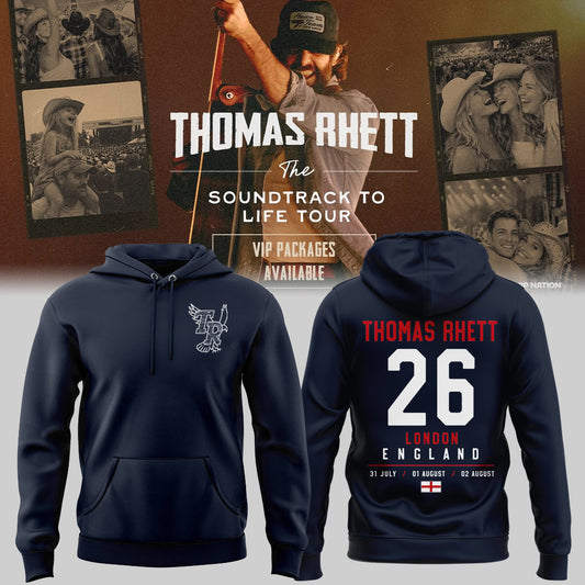 Limited Edition Thomas Rhett The Soundtrack to Life Tour Hoodie