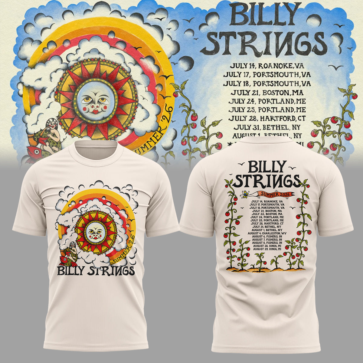 Limited Edition Summer Tour 2026 Shirt 14