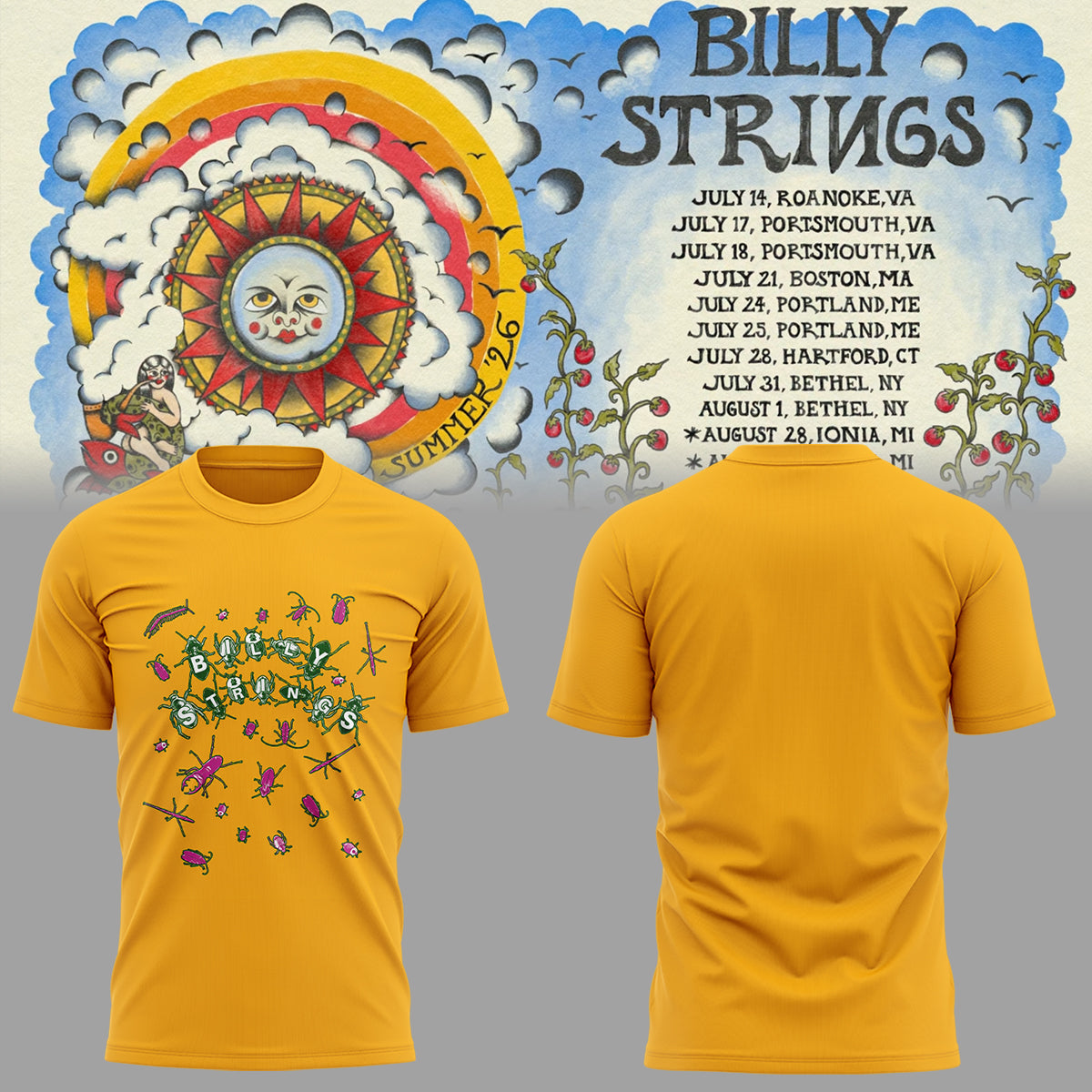 Limited Edition Summer Tour 2026 Shirt 2