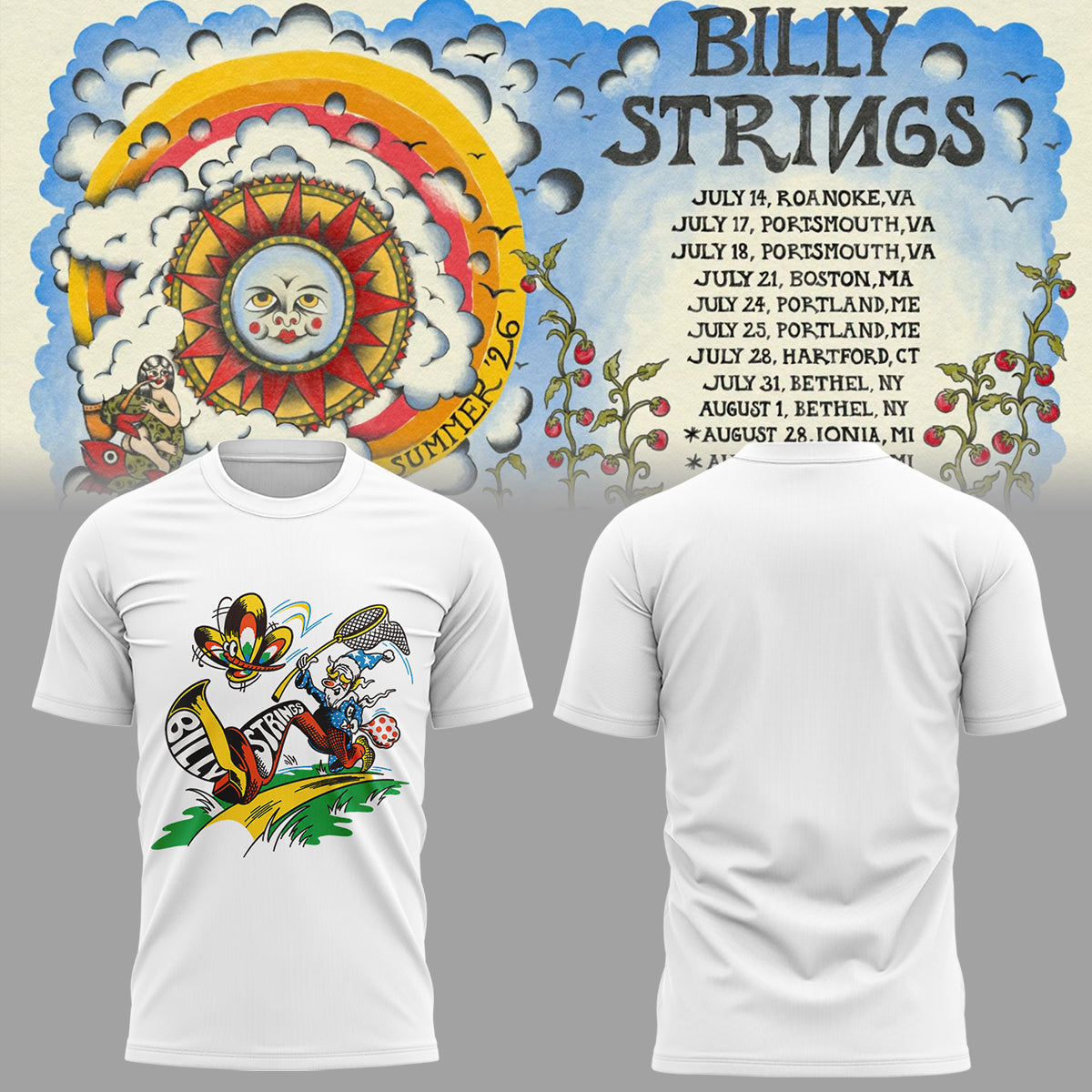 Limited Edition Summer Tour 2026 Shirt 22