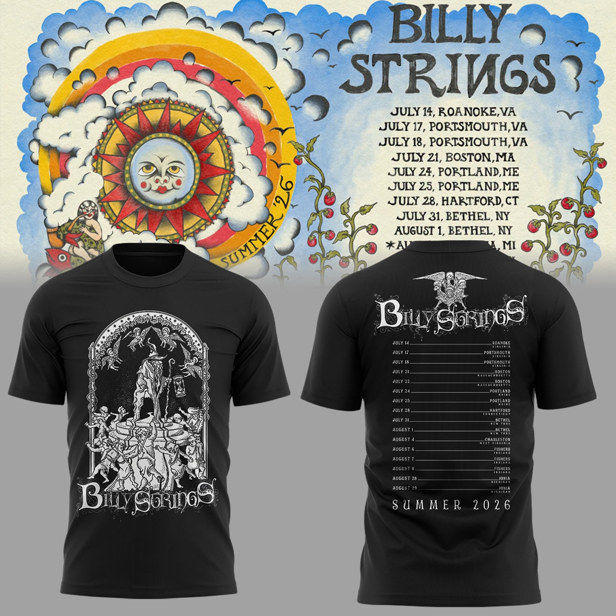 Limited Edition Summer Tour 2026 Shirt 12