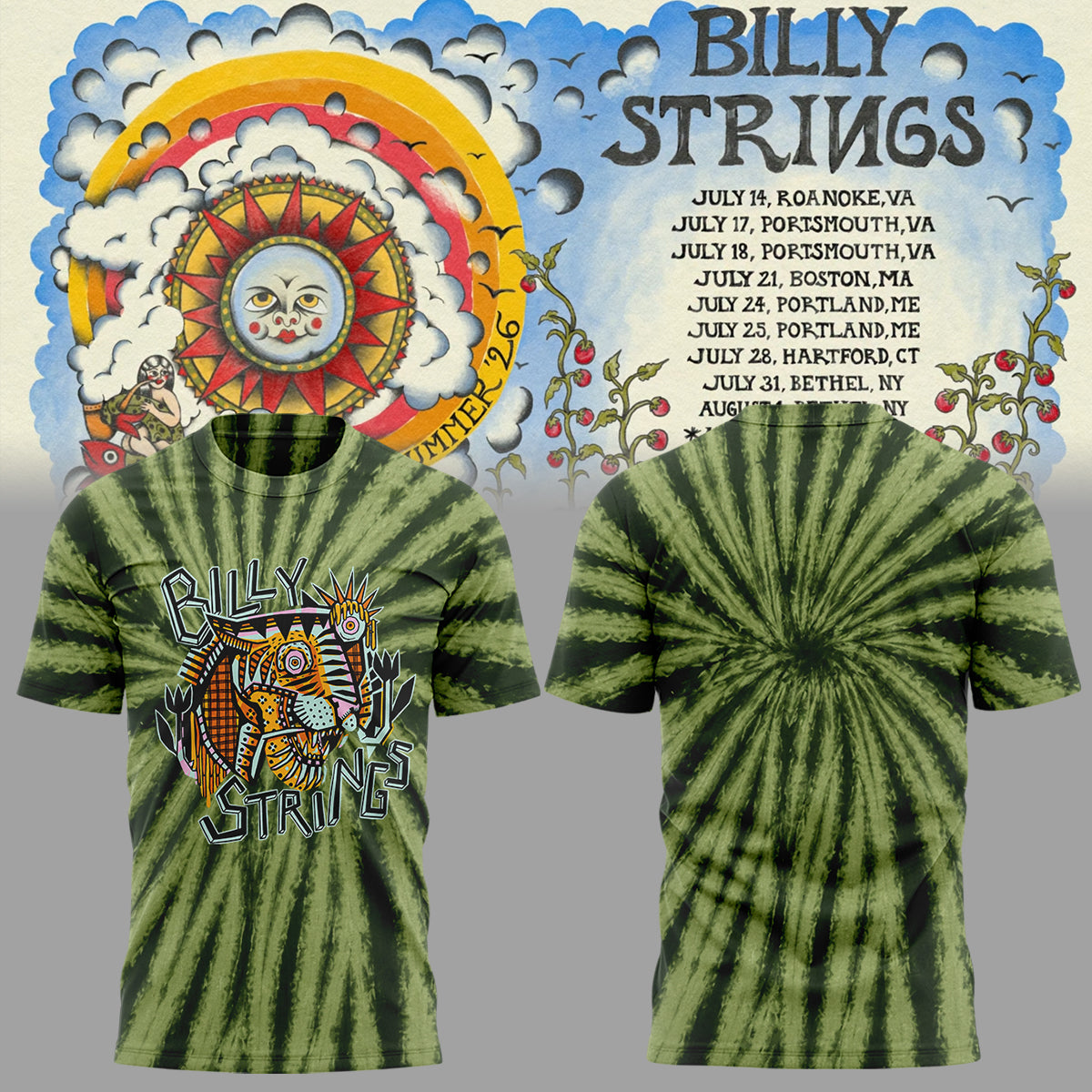 Limited Edition Summer Tour 2026 Shirt 16