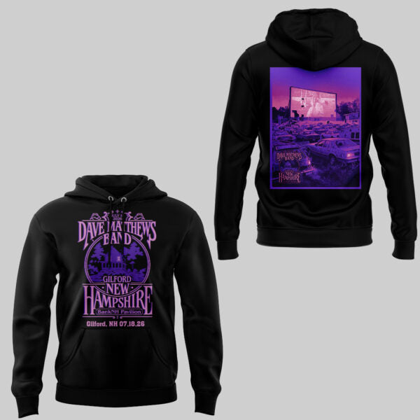 Dave Matthews Band - Limited Edition Summer Tour 2026 At Gilford Hoodie 2