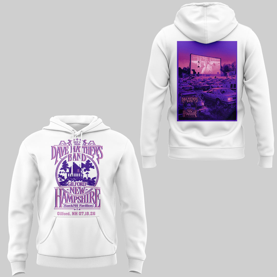 Dave Matthews Band - Limited Edition Summer Tour 2026 At Gilford Hoodie 3