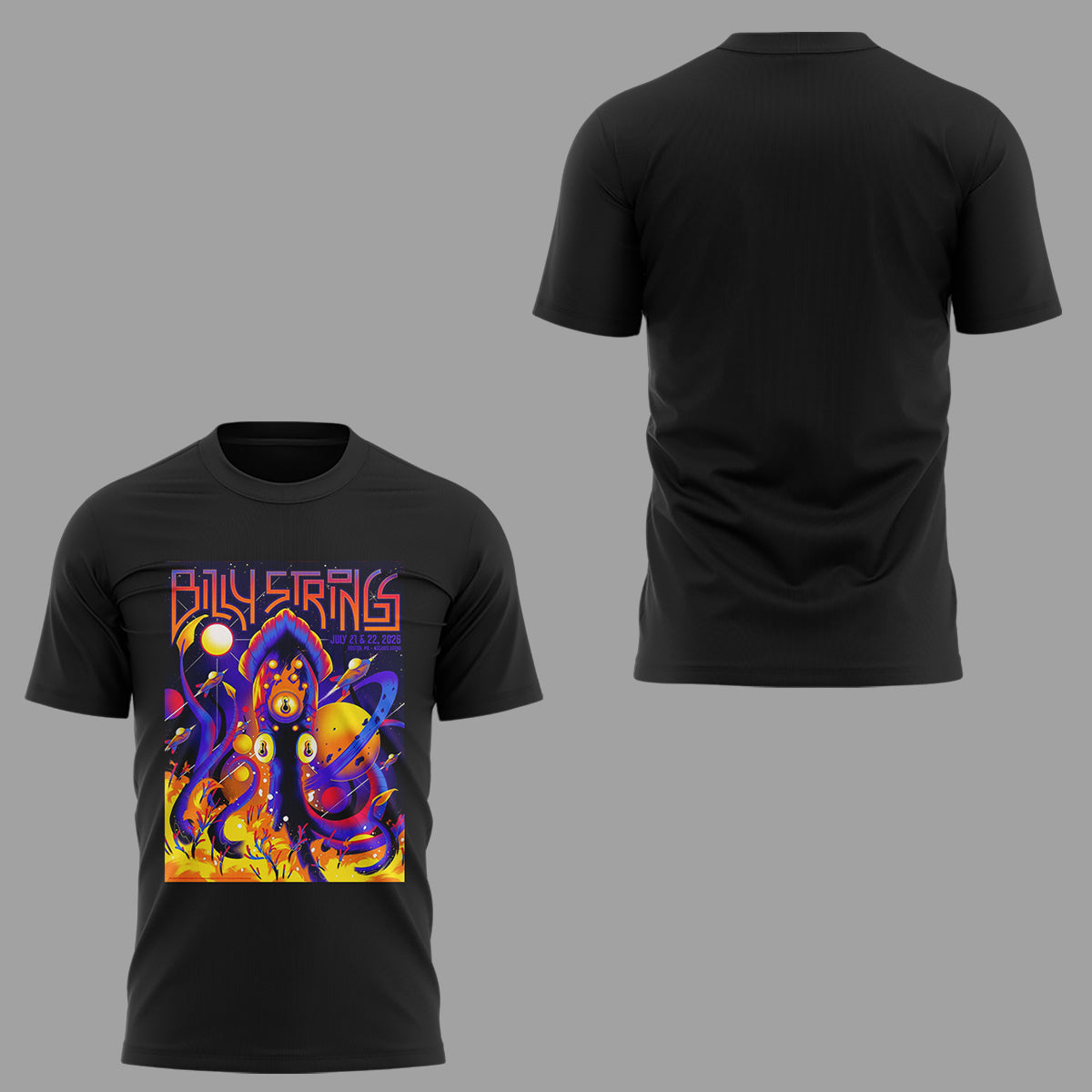Limited Edition Billy Strings tour 2026 tshirt 2