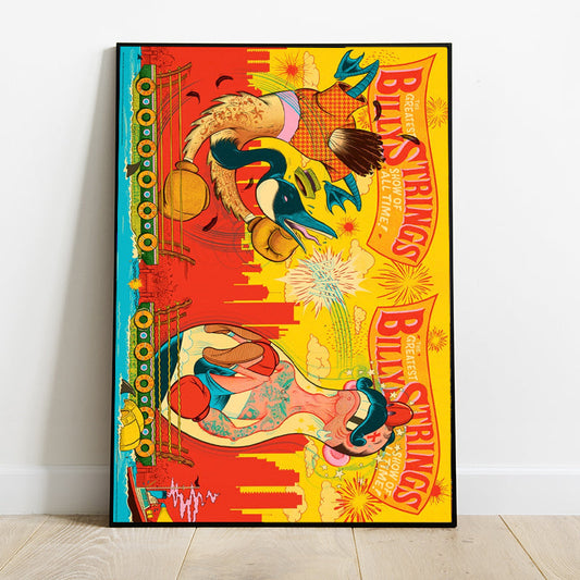 Limited Edition Billy Strings tour 2026 poster 1