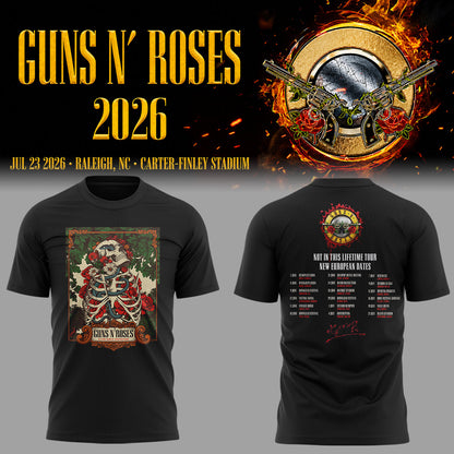 Limited Edition Guns N’ Roses Tour 2026 TShirt 10