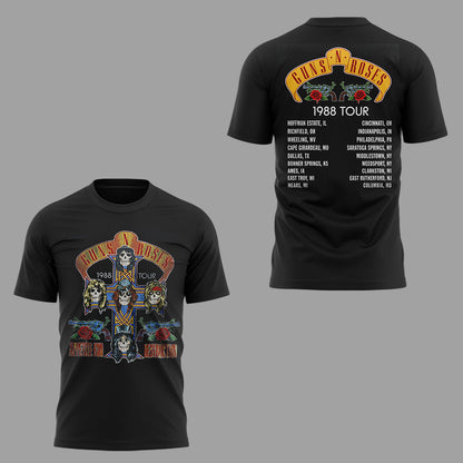 Limited Edition Guns N’ Roses Tour 2026 TShirt 12