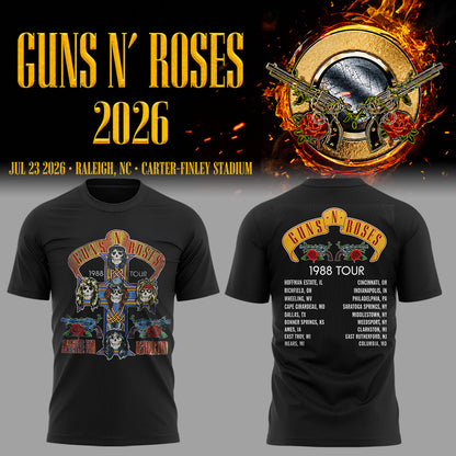 Limited Edition Guns N’ Roses Tour 2026 TShirt 12