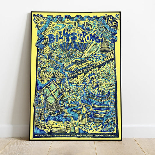 Limited Edition Billy Strings tour 2026 poster