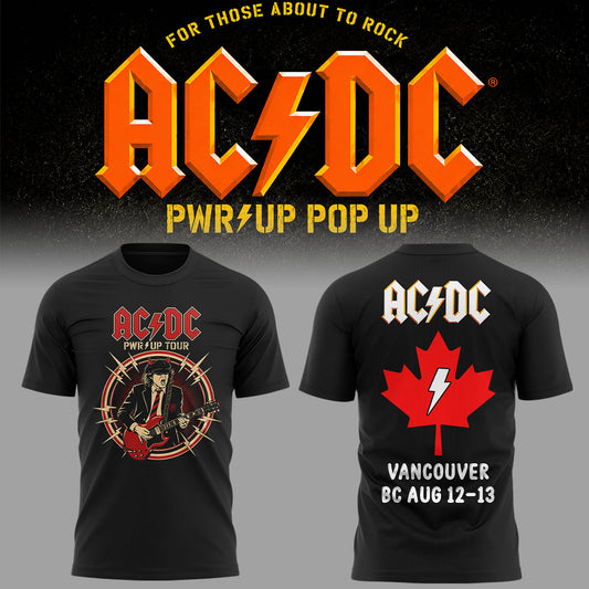 Limited Edition AC/DC Power Up Tour 2026 tshirt