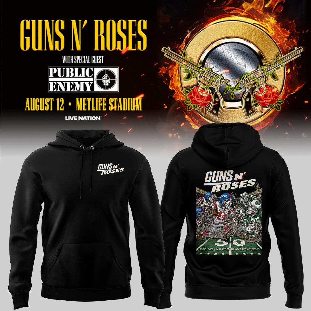 Limited Edition Guns N’ Roses Tour 2026 Hoodie