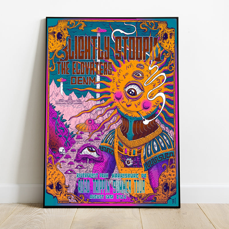 Limited Edition Slightly Stoopid Tour 2026 poster