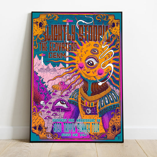 Limited Edition Slightly Stoopid Tour 2026 poster