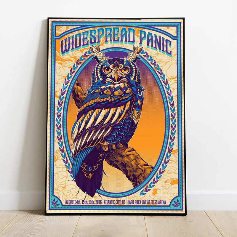 Limited Edition Widespread Panic Tour 2026 poster