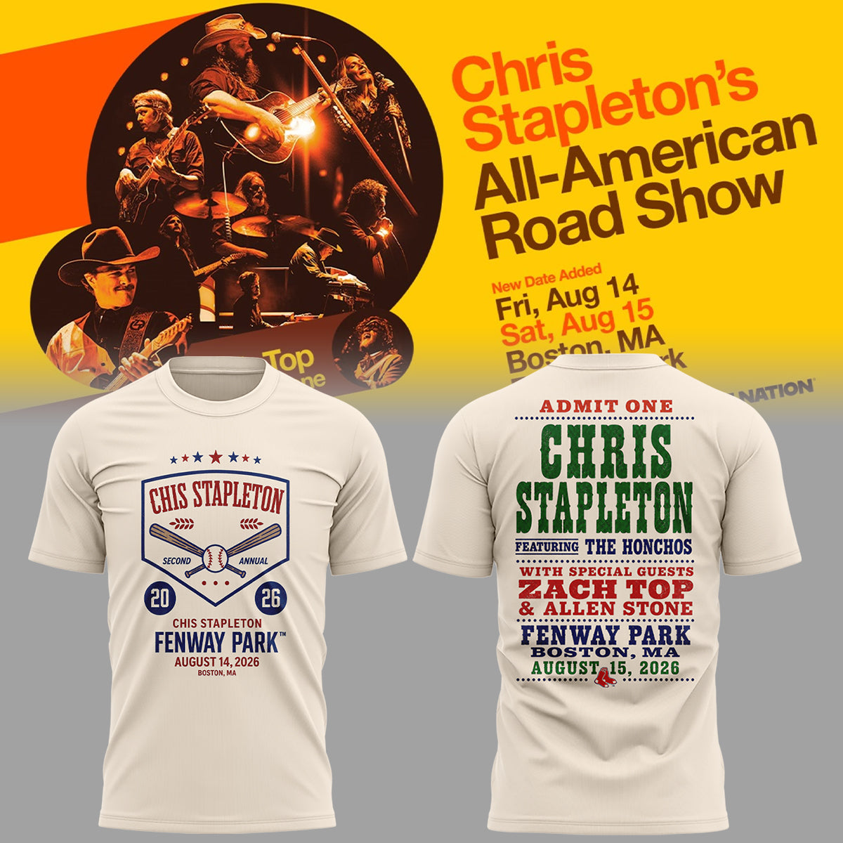 Limited Edition Chris Stapleton “All-American Road Show”