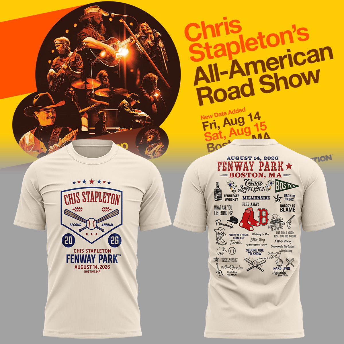 Limited Edition Chris Stapleton “All-American Road Show”