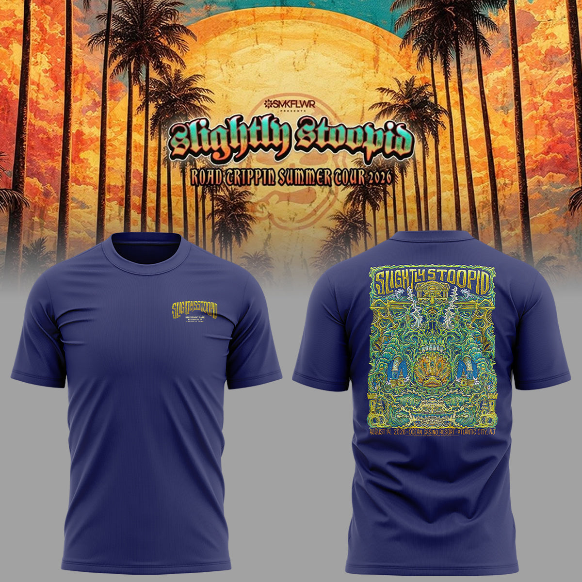 Limited Edition Slightly Stoopid Tour 2026 Tshirt