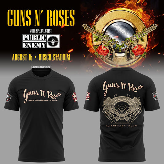 01.06. Guns N' Roses x St. Louis Cardinals - World Tour 2026 T-Shirt