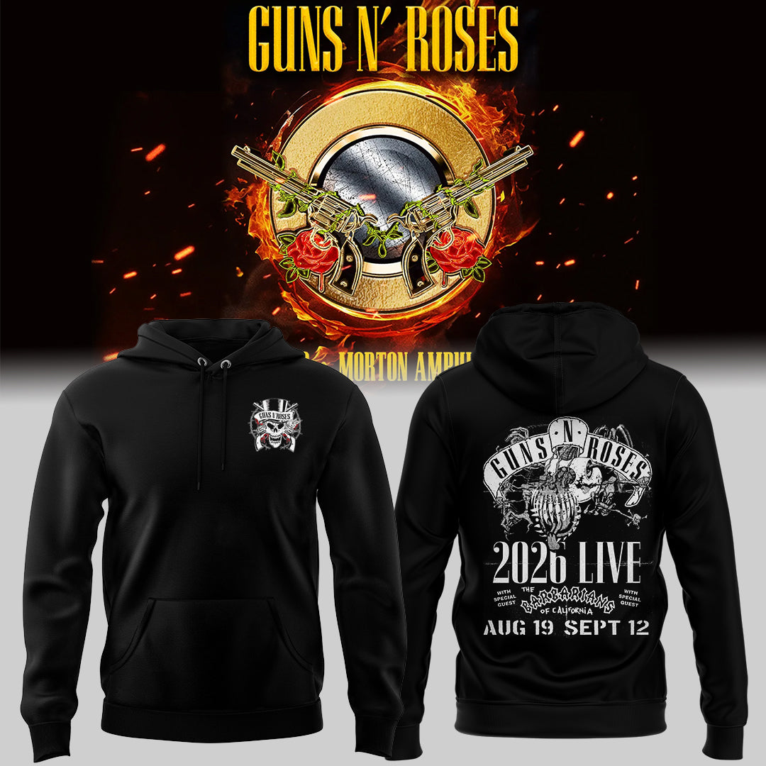 Limited Edition Guns N’ Roses Tour 2026 Hoodie