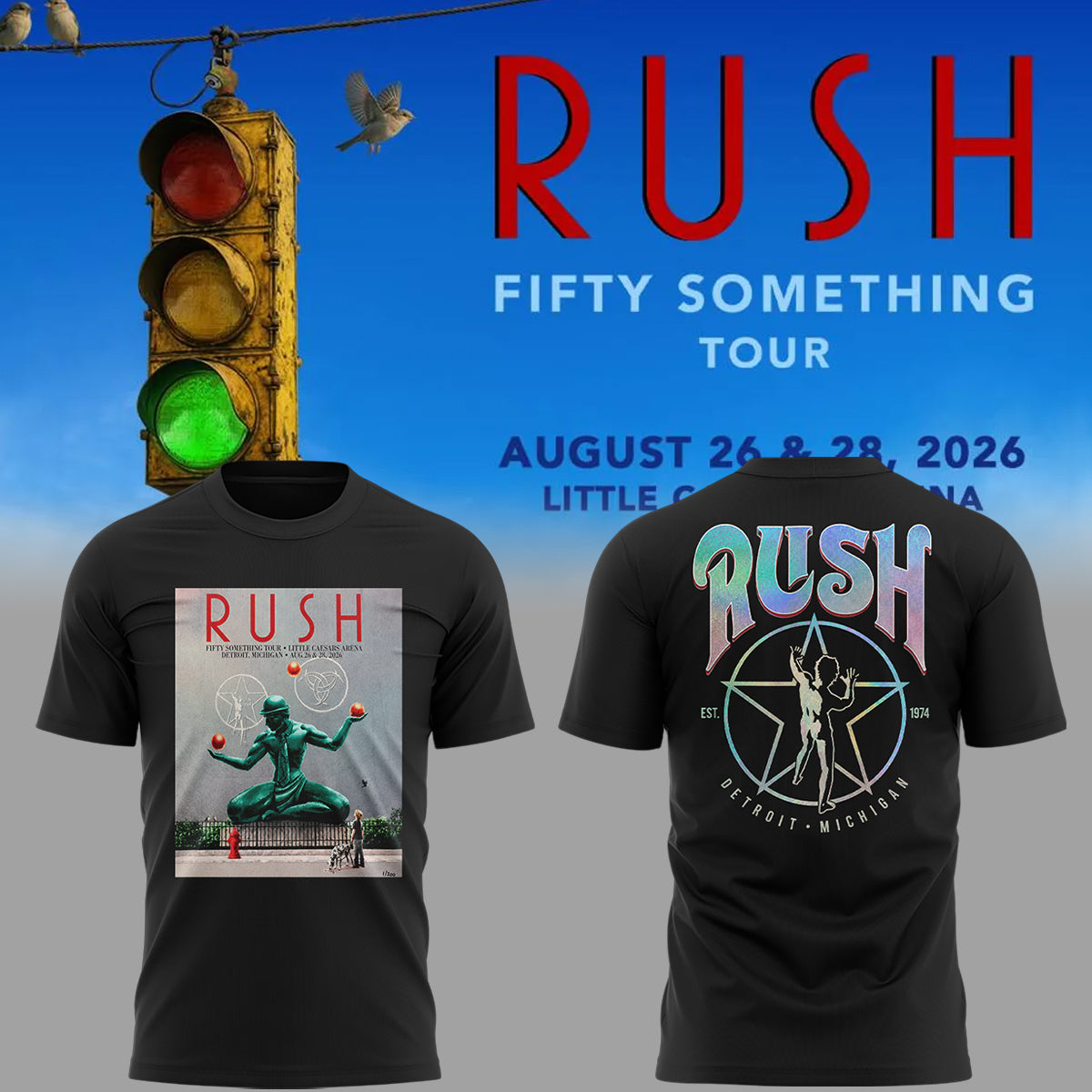 Limited Edition Fifty Something Tour 2026 T-Shirt