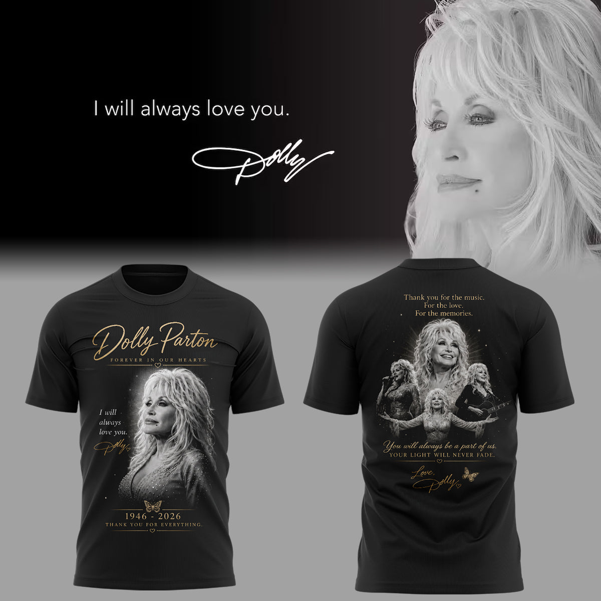 Limited Edition Rest in Peace, Dolly Shirt