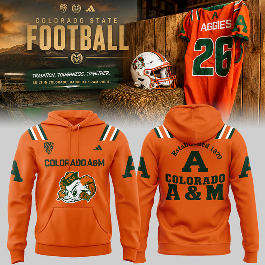 Limited Edition Colorado State Football Ag Day Threads Hoodie