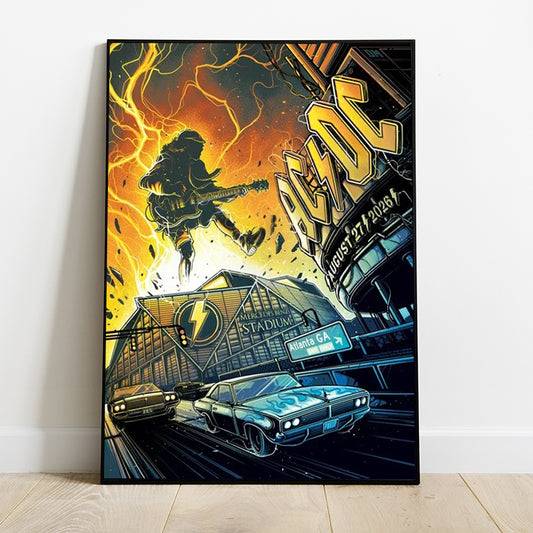 Limited Edition AC/DC Power Up Tour 2026 poster