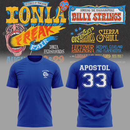 Limited Edition Billy Strings tour 2026 tshirt