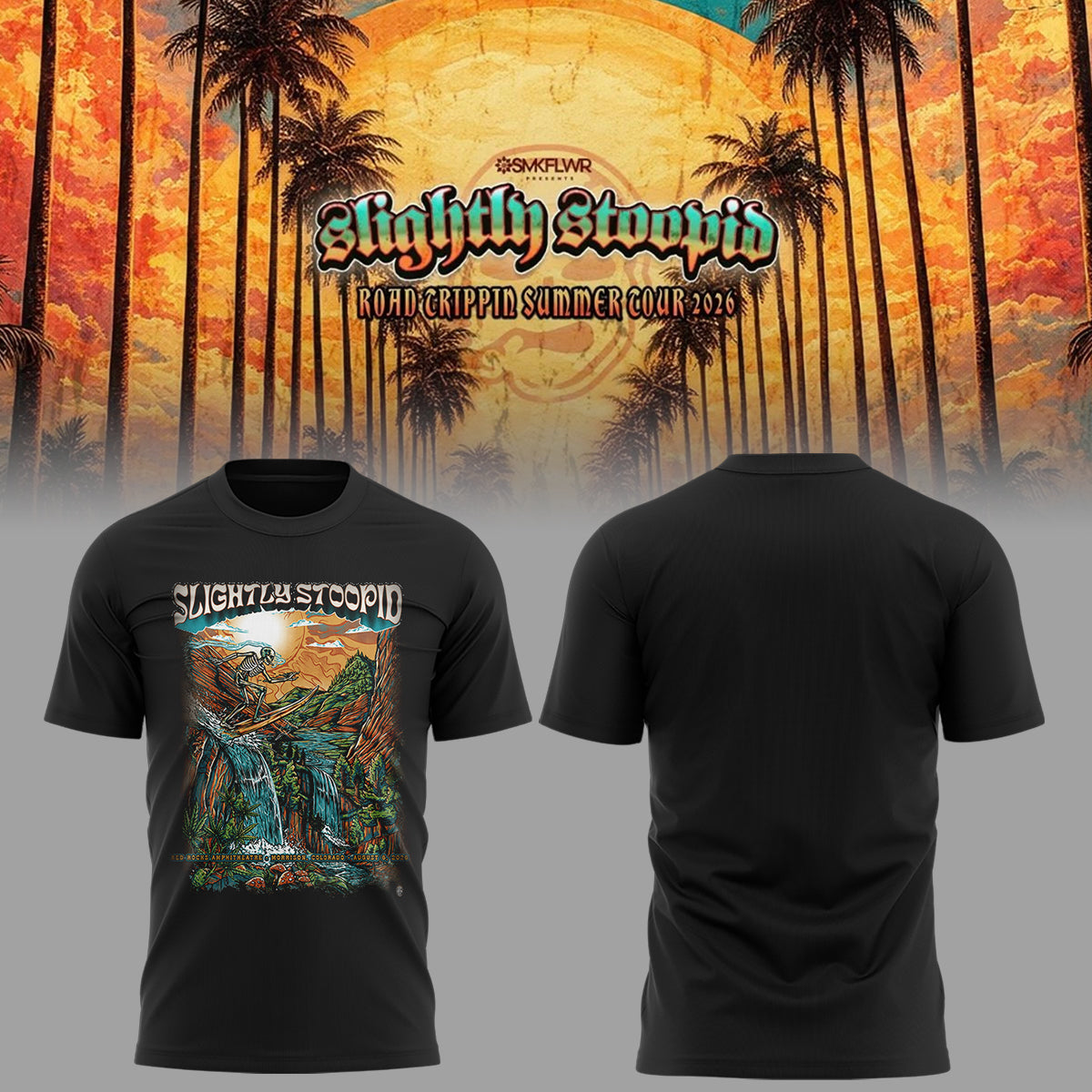Limited Edition Slightly Stoopid Tour 2026 Tshirt 4