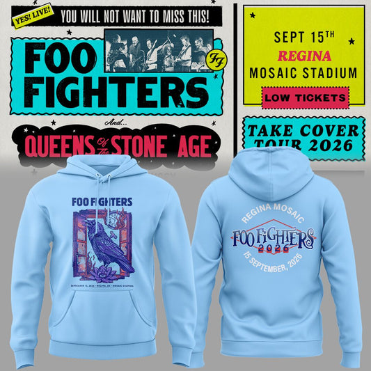 FF 🎸🎤 “Take Cover Tour 2026” at Mosaic Stadium,SK Hoodie