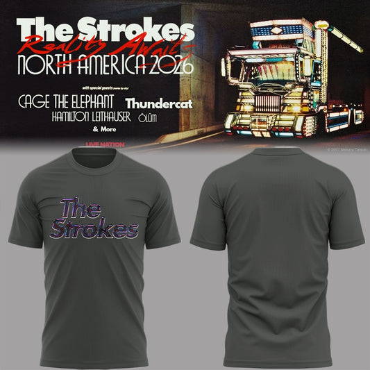 Limited Edition The Strokes Reality Awaits Tour 2026 TShirt
