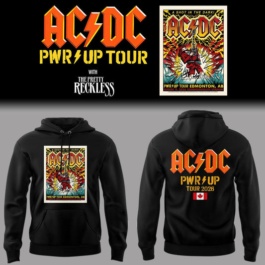 Limited Edition Power Up Tour 2026 in Edmonton,AB Hoodie