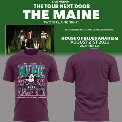 Limited Edition The Tour Next Door In Anaheim, California Shirt