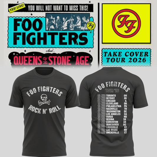 FF 🎸🎤 “Take Cover Tour 2026” TShirt
