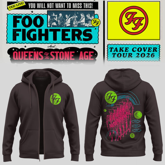 FF 🎸🎤 “Take Cover Tour 2026” ZIP Hoodie