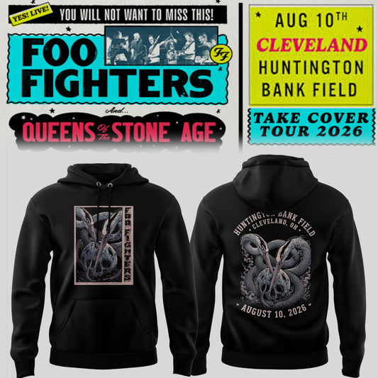 FF 🎸🎤 “Take Cover Tour 2026” in Cleveland,OH Hoodie