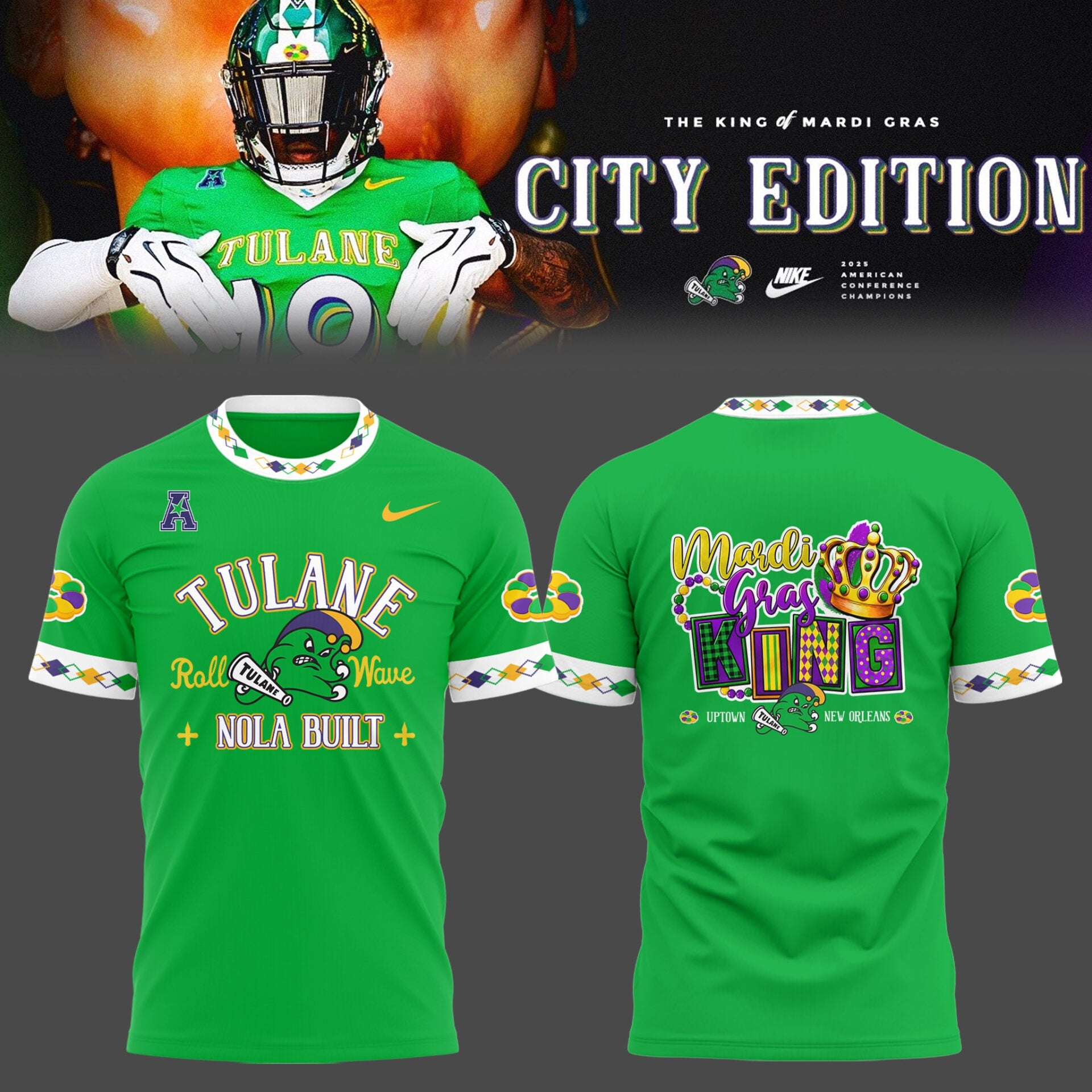 Limited Edition KING of Mardi Gras-2026 City Edition Shirt-PU26081305