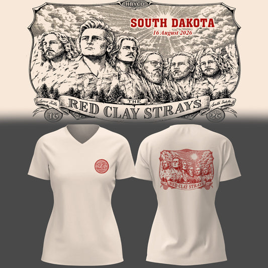 Limited Edition The Grateful Tour in South Dakota V-neck TShirt