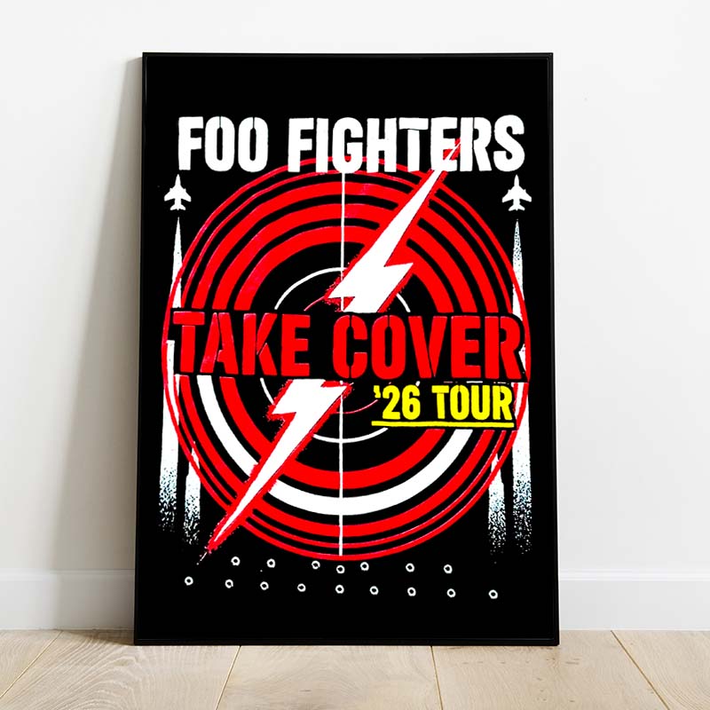 FF 🎸🎤 “Take Cover Tour 2026” Poster
