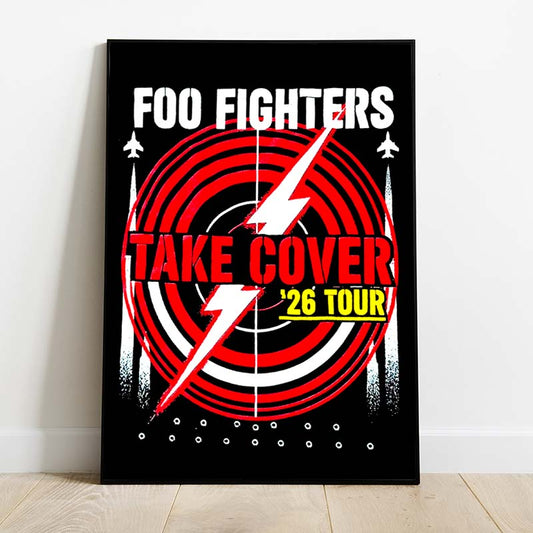 FF 🎸🎤 “Take Cover Tour 2026” Poster