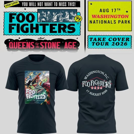 FF 🎸🎤 “Take Cover Tour 2026” in Washington D.C TShirt