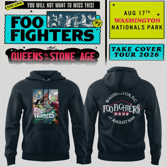 FF 🎸🎤 “Take Cover Tour 2026” in Washington D.C Hoodie