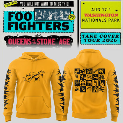 FF 🎸🎤 “Take Cover Tour 2026” in Washington D.C Hoodie