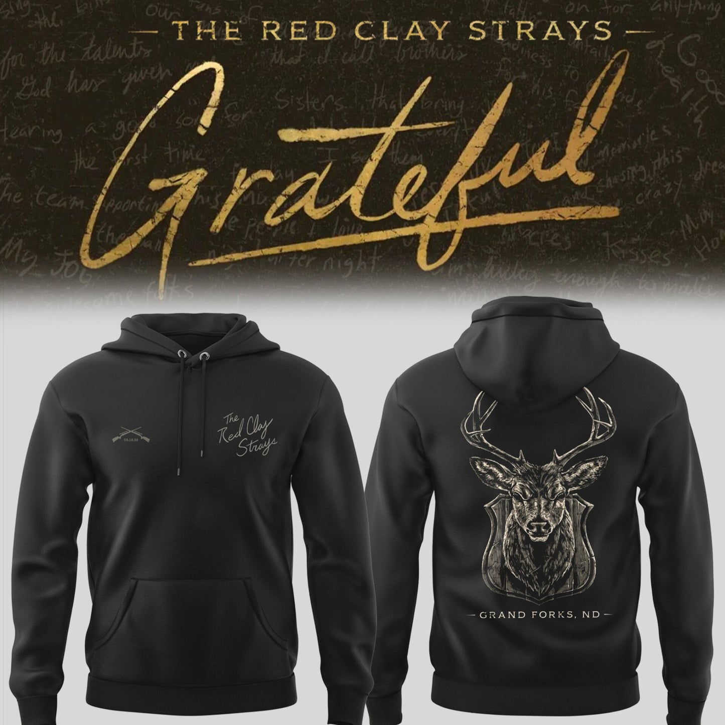 Limited Edition The Grateful Tour in Grand Forks,ND Hoodie