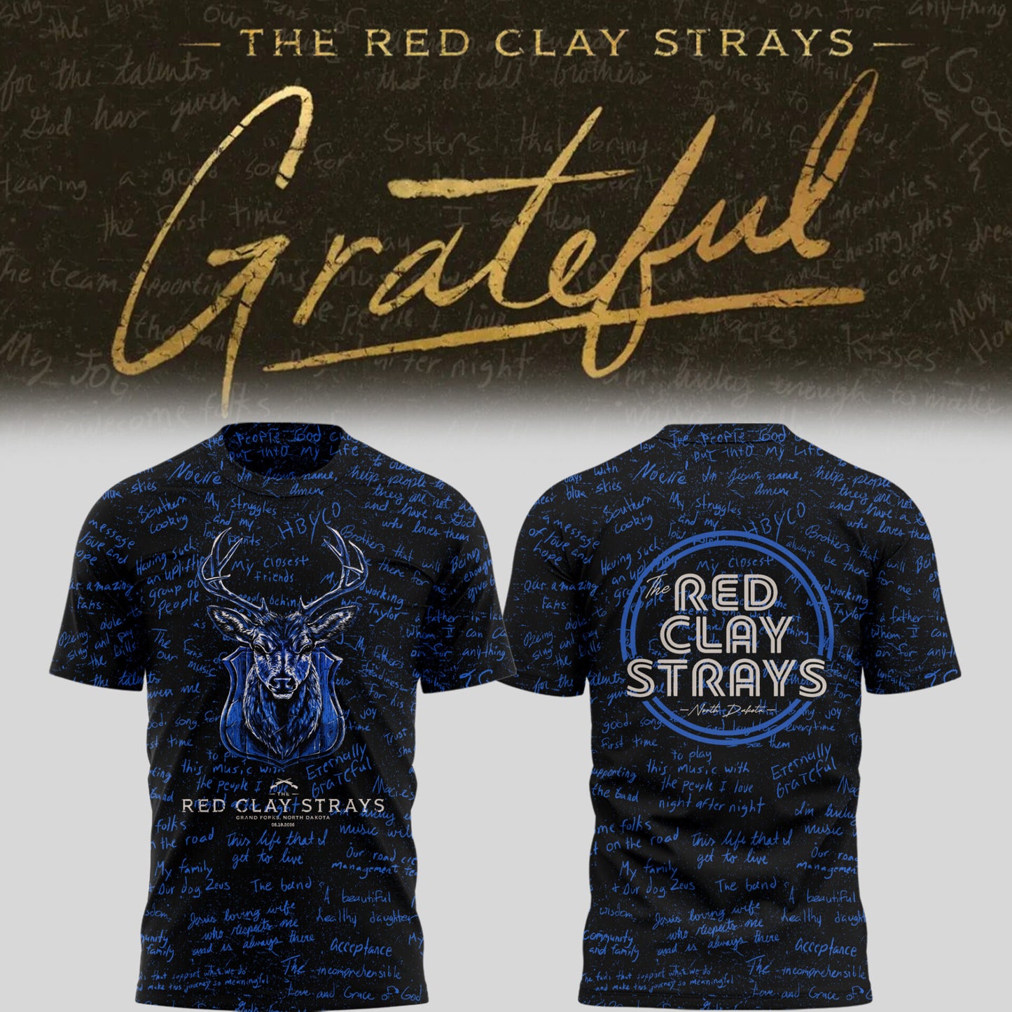 Limited Edition The Grateful Tour in Grand Forks,ND Shirt